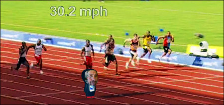 The Augmented Reality Athlete at work!