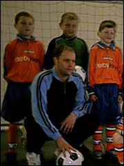 John Foy and the Booth St under-10s