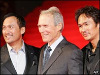 Ông Clint Eastwood và các diễn viên chính trong bộ phim