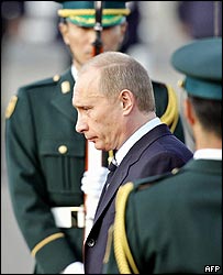 Ruský prezident Vladimir Putin v Tokiu