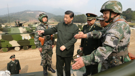 Ông Tập Cận Bình thăm Quân khu Quảng Châu tháng 12/2012