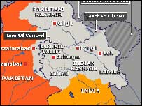 कश्मीर का मानचित्र