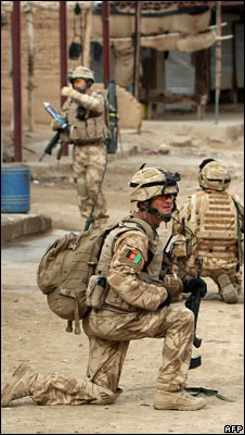 UK forces in Afghanistan