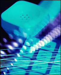 فيبر نوری، تلفن، رايانه