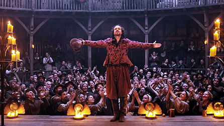 Rafe Spall as William Shakespeare in the 2011 film Anonymous (image: Sony Pictures Releasing UK)
