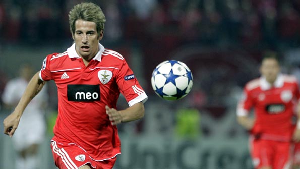 Benfica's Fabio Coentrao