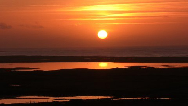 Murdo MacLellan captured this stunning sunset on South Uist.