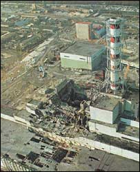 چرنوبيل پس از انفجار