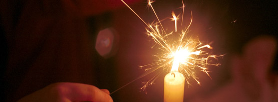 A sparkler