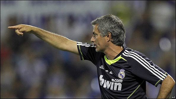 Real Madrid manager Jose Mourinho