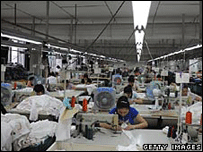 Çin'de bir fabrika