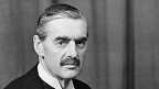 El primer ministro británico Neville Chamberlain 