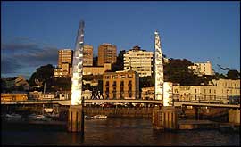 The new bridge at Torquay Harbour