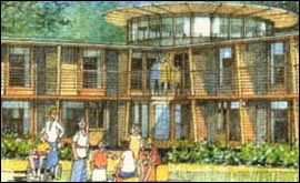 Artists impression of new site