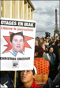 Manifestação em Paris