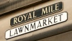 The Royal Mile street sign