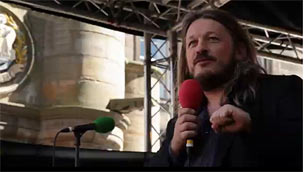 Richard Herring live on the Royal Mile
