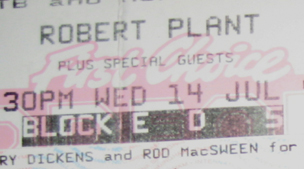 Ticket stubs|70|Rich and Helen Summers in Telford 