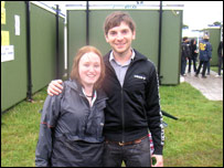 Annabel with Ed from the Editors