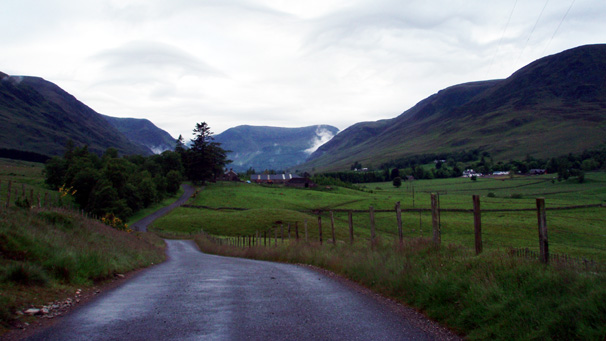 Jim Braid from Kintore captured this photo, including some unusual clouds, looking up Glen Clova towards Craig Mellon.