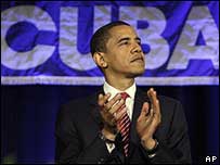 O pré-candidato democrata à Presidência dos EUA, Barack Obama