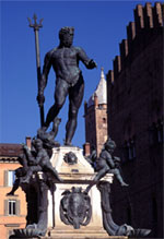 Monument depicting Neptune with trident