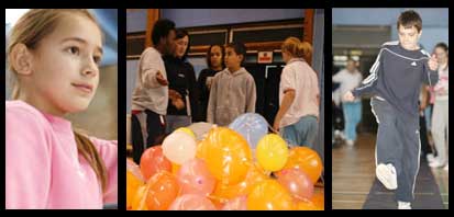 Shannon, the balloon game and Alfie jumping