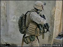 Soldado americano no Iraque (foto de arquivo)