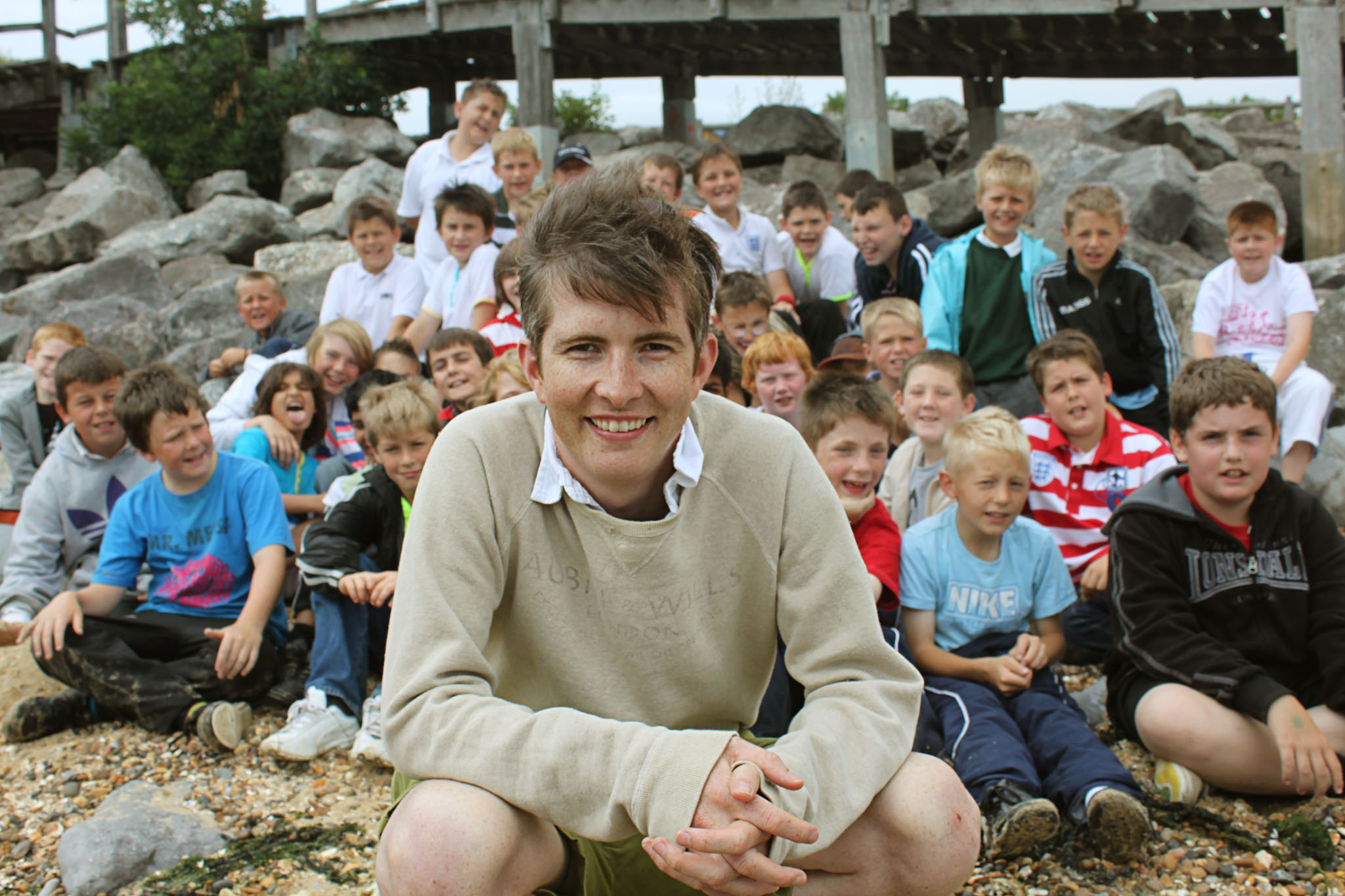 Gareth Malone teaching in a primary school in Essex