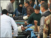 انتقال پليس زخمی عراقی در بعقوبه