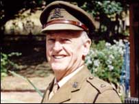 Current photo of Major Albert Mitchell in his army uniform