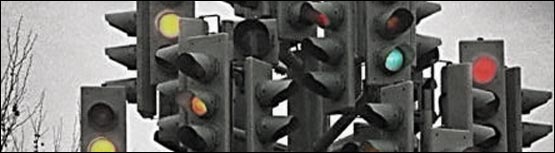 Traffic light tree sculpture, PA