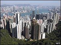 Área residencial de Hong Kong