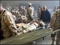 سرباز زخمی آمريکايی