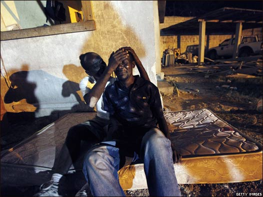 Herido en Puerto Príncipe