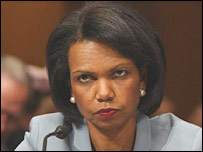 Condolezza Rice, secretária de Estado dos EUA