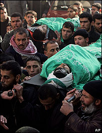 Gazze'de cenaze töreni