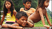 Amazon tribal children