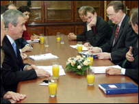 Premierul Tăriceanu şi directorii FMI