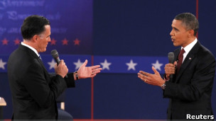 Obama e Romney | Crédito da foto: Reuters