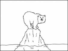 Cartaz de peça de teatro sobre aquicimento global The Heretic