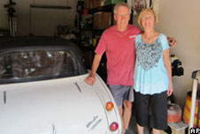 Mr Russell and his wife