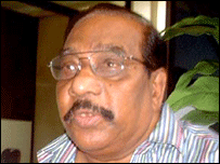 LTTE's chief negotiator Anton Balasingham