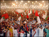 ایم کیو ایم کا جلسہ