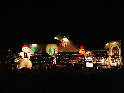 خانه تزيين شده