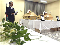 تابوت دو گردشگر ژاپنی در سفارت کشورشان در کابل