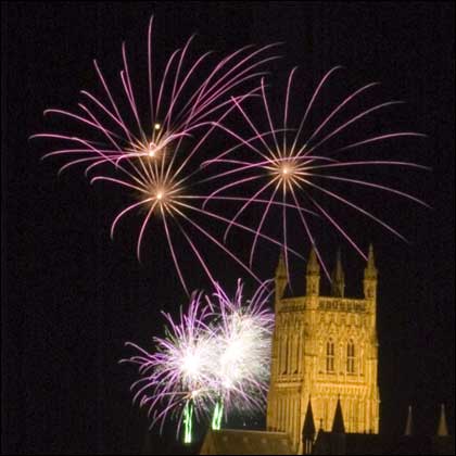 Worcester Festival 2006 fireworks