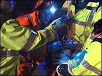 Doctors at emergency