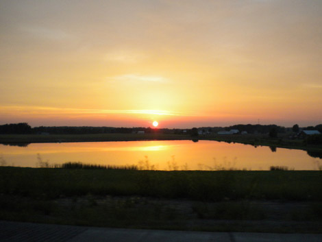 Sunset in Indiana, USA