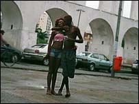 Fotos das crianças no Rio de Janeiro